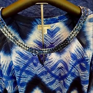 Catherine's Plus Size Beaded Open Shoulder Blouse